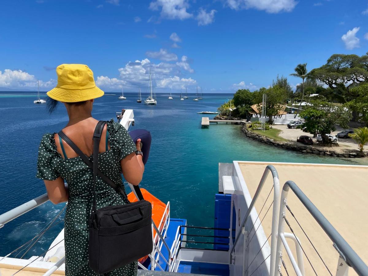 Manava Huahine Beach House Apartamento Fare Exterior foto